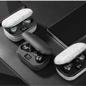 Private TWS wireless earbuds with LED display, wireless charging functions